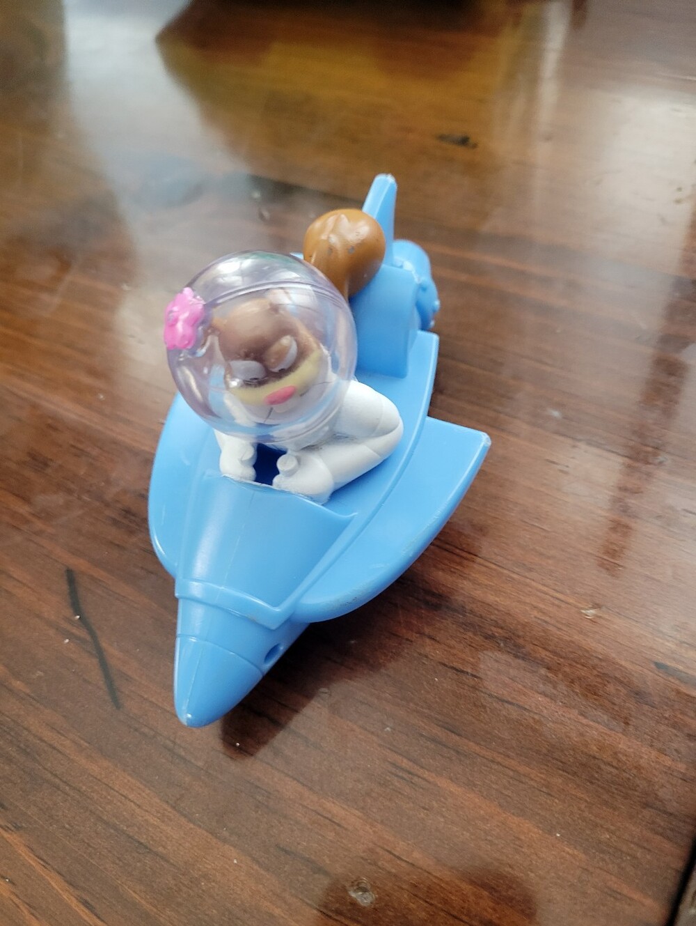 SpongeBob Squarepants Sandy Rocket Boat toy McDonalds Nickelodeon 2012